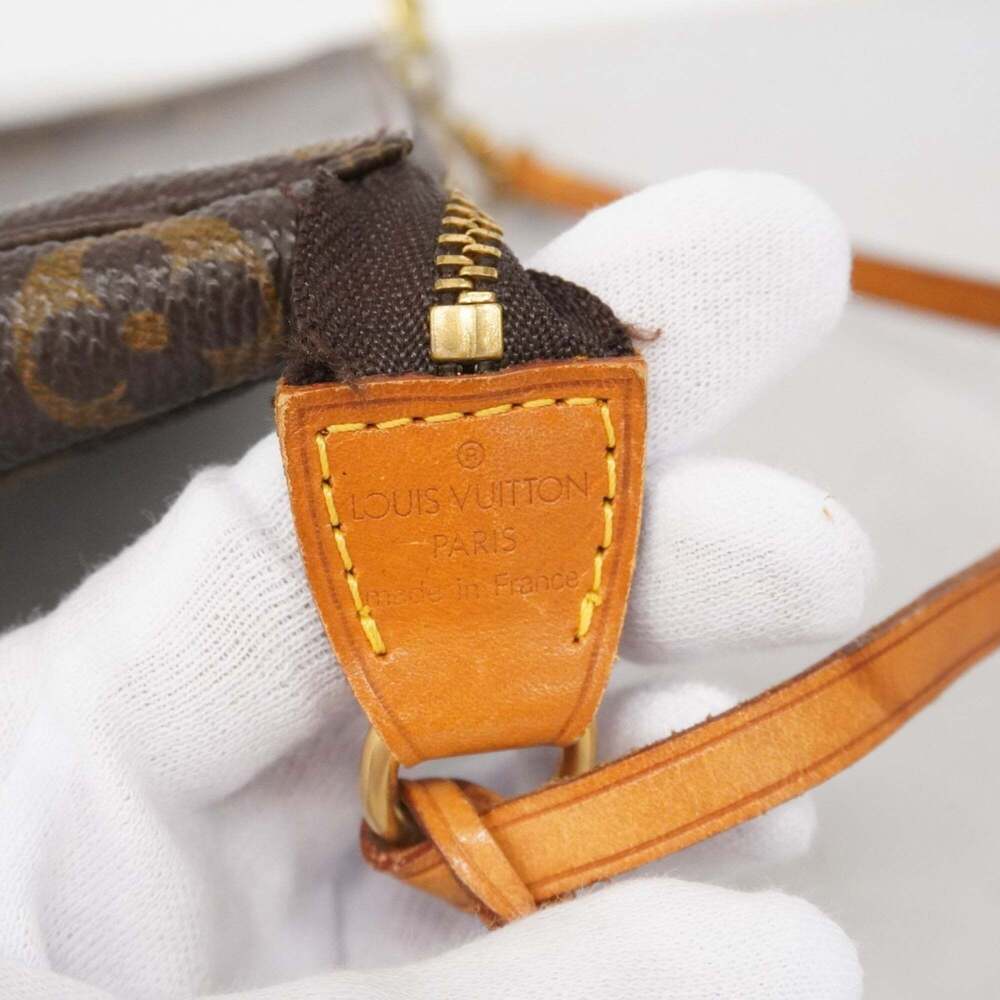 Louis Vuitton Monogram Pochette Accessoires M51980 Brown Women's Bag/Pouch - Picture 5 of 16